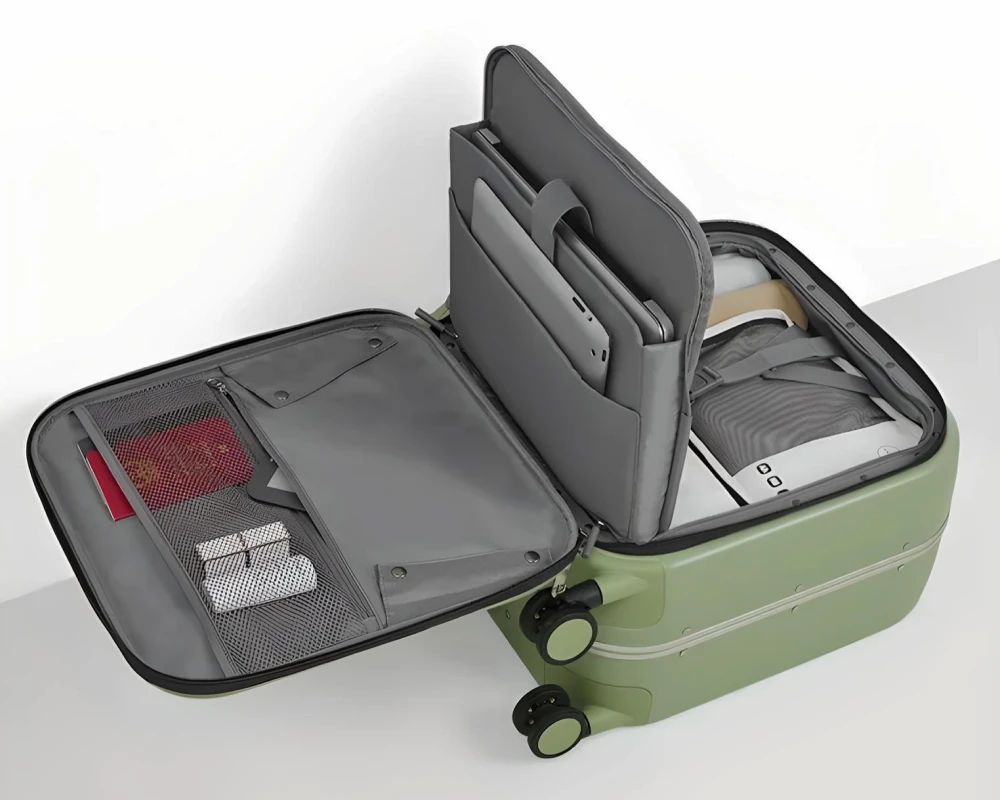 four wheel carry on luggage